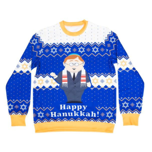 South Park Cartman Happy Hanukkah Ugly Sweater Fanshubus