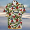 Tropical Flower Pattern Beach Lovers Gift hawaiian shirt - Fanshubus