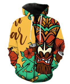 Tropical Paradise 3D Zipper Hoodie Fanshubus