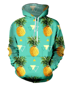 Tropical Treasure 3D Pineapple Hoodie Fanshubus