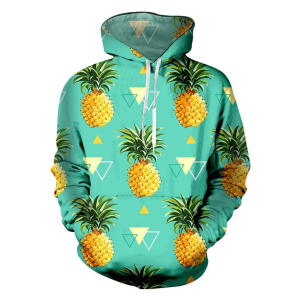 Tropical Treasure 3D Pineapple Hoodie