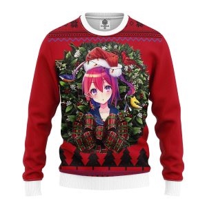 Anime Girl Ugly Christmas Sweater, Jumper Custom Sweatshirt Apparel - Fanshubus