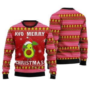 Avo Merry Christmas Ugly Sweatshirt Christmas 3D Sweater Christmas - Fanshubus