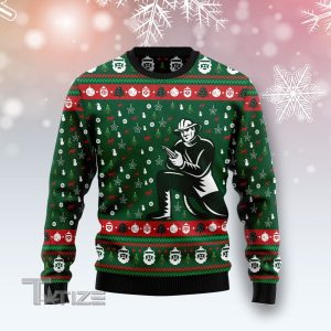 Awesome Firefighter Ugly Christmas Sweater, Jumper- Fanshubus