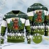 Bear Beer Campfire Green Wool Ugly 3D Sweater for men and women - Fanshubus