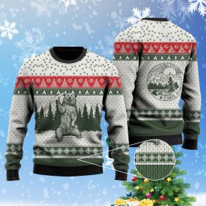 Bear I Hate People Ugly Christmas Sweater, Jumper For Men &amp; Women - Fanshubus