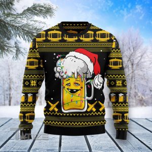 Beer Xmas Ugly Christmas Sweater, Jumper- Fanshubus