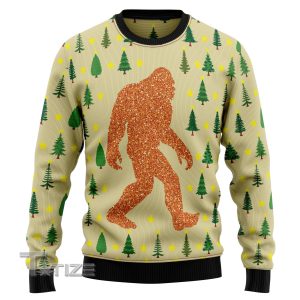 Bigfoot Sasquatch Ugly Christmas Sweater, Jumper- Fanshubus