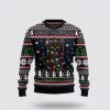 Black Cat Fluffmas Ugly Christmas Sweater, Jumper - Cat Lover Christmas Sweater - Fanshubus