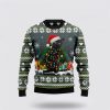 Black Cat Merry And Bright Ugly Christmas Sweater, Jumper - Cat Lover Christmas Sweater - Fanshubus
