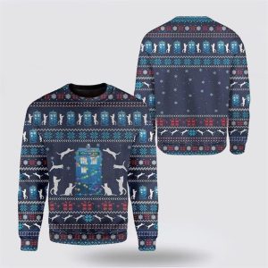 Cat Jumper Ugly Christmas Sweater, Jumper - Cat Lover Christmas Sweater - Fanshubus