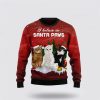 Cat Santa Paws Ugly Christmas Sweater, Jumper - Cat Lover Christmas Sweater - Fanshubus