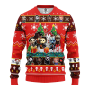 Chibi Horror Movie Characters Halloween Ugly Christmas Sweater, Jumper 316 - Fanshubus