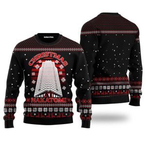 Christmas At Nakatomi Plaza Ugly Christmas Sweater, Jumper For Men & Women - Fanshubus