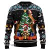 Dachshund Group Christmas Tree Ugly Christmas Sweater, Jumper- Fanshubus
