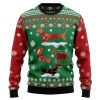 Dachshund Snow Day Ugly Christmas Sweater, Jumper - Fanshubus