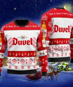 Duvel Beer Ugly Christmas Sweater, Jumper - Fanshubus