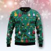 Electric Guitar Hohoho Ugly Christmas Sweater, Jumper For Men & Women - Fanshubus