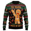 Gingerbread Man Ugly Christmas Sweater, Jumper For Men And Women - Fanshubus