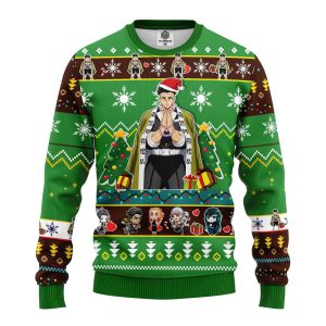 Gyomei Himejima Demon Slayer Anime Ugly Christmas Sweater, Jumper - Fanshubus