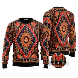 Hippie Style Ugly Christmas Sweater, Jumper For Men &amp; Women - Fanshubus