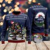 I Party With Sasquatch Camping Knitting Ugly Christmas Sweater, Jumper - Fanshubus