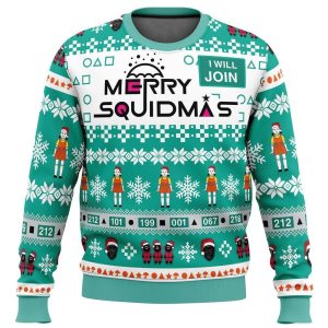I Will Join Squid Game Ugly Christmas Sweater, Jumper - Fanshubus