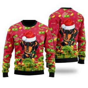 I Work Hard So That My Dog Can Have A Better Life Ugly Christmas Sweater, Jumper - Fanshubus