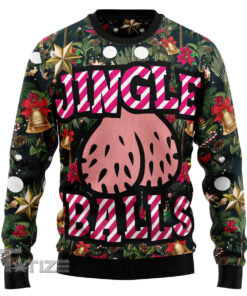 Jingle Balls Ugly Christmas Sweater, Jumper- Fanshubus