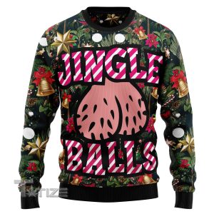 Jingle Balls Ugly Christmas Sweater, Jumper- Fanshubus