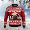Merry Puggin Christmas Ugly Christmas Sweater, Jumper for men and women - Fanshubus