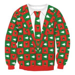 Merry Xmas Christmas Tree Blazer Awesome Gift For Christmas Ugly Christmas Sweater, Jumper - Fanshubus