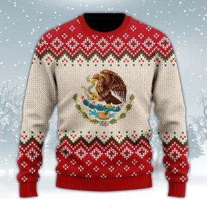 Mexican Christmas Red Ugly Christmas Sweater, Jumper - Gift For Christmas - Fanshubus