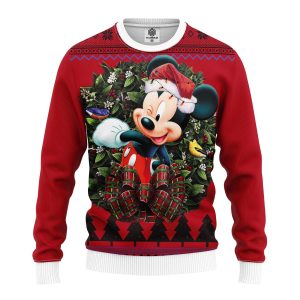 Mickey Noel Ugly Christmas Sweater, Jumper Custom Sweatshirt Apparel - Fanshubus
