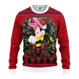 Minie Noel Ugly Christmas Sweater, Jumper Custom Sweatshirt Apparel - Fanshubus