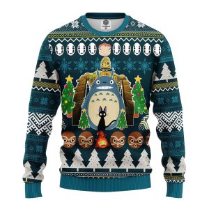 My Neighbor Is Totoro Anime Ugly Christmas Sweater, Jumper 2024 - Fanshubus