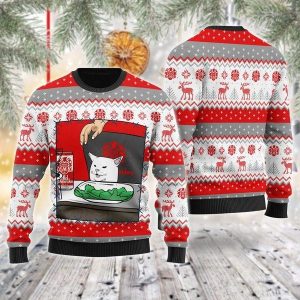 Old Milwaukee Beer Cat Meme Custom Ugly Christmas Sweater, Jumpers - Fanshubus