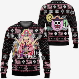 One Piece Anime Big Mom Pirates 68 Custom Ugly Christmas Sweater, Jumpers - Fanshubus