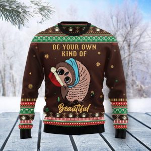 Owl Funny Ugly Christmas Sweater, Jumper Gift For Men &amp; Women Adult - Fanshubus