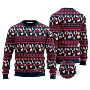 Penguins Im So Cool Ugly Christmas Sweater, Jumper For Men &amp; Women - Fanshubus