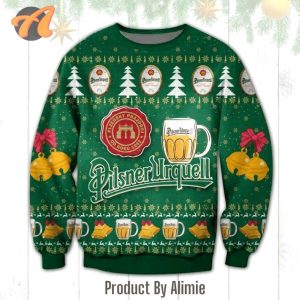 Pilsner Urquell Beer Ugly Christmas Sweater, Jumpers Gifts - Fanshubus