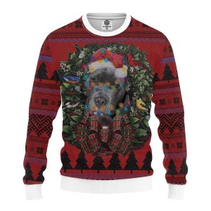 Pitbull Terrier Ugly Christmas Sweater, Jumper Custom Sweatshirt Apparel - Fanshubus