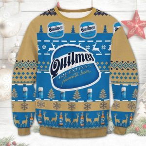 Quilmes Beer Argentina Ugly Christmas Sweater, Jumpers - Fanshubus
