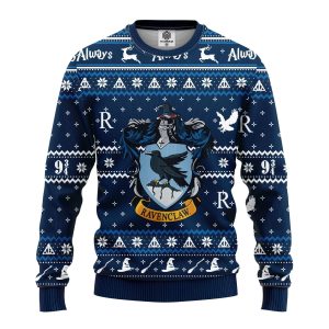 Ravenclaw Harry Potter Team Ugly Christmas Sweater, Jumper 64 - Fanshubus