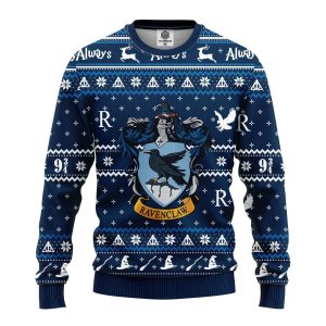 Ravenclaw Harry Potter Team Ugly Christmas Sweater, Jumpers - Fanshubus