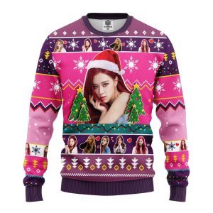 Rose Black Pink Music Band Ugly Christmas Sweater, Jumper 22 - Fanshubus