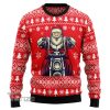 Santa Claus Ride A Motorcycle Ugly Christmas Sweater, Jumper- Fanshubus