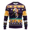Santa Jack Skellington And Sally Nightmare Before Christmas Ugly Christmas Sweater, Jumper - Fanshubus