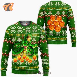 Shenron Anime Dragon Ball Ugly Christmas Sweater, Jumper - Fanshubus