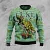 Skateboard Dinosaur Ugly Christmas Sweater, Jumper- Fanshubus